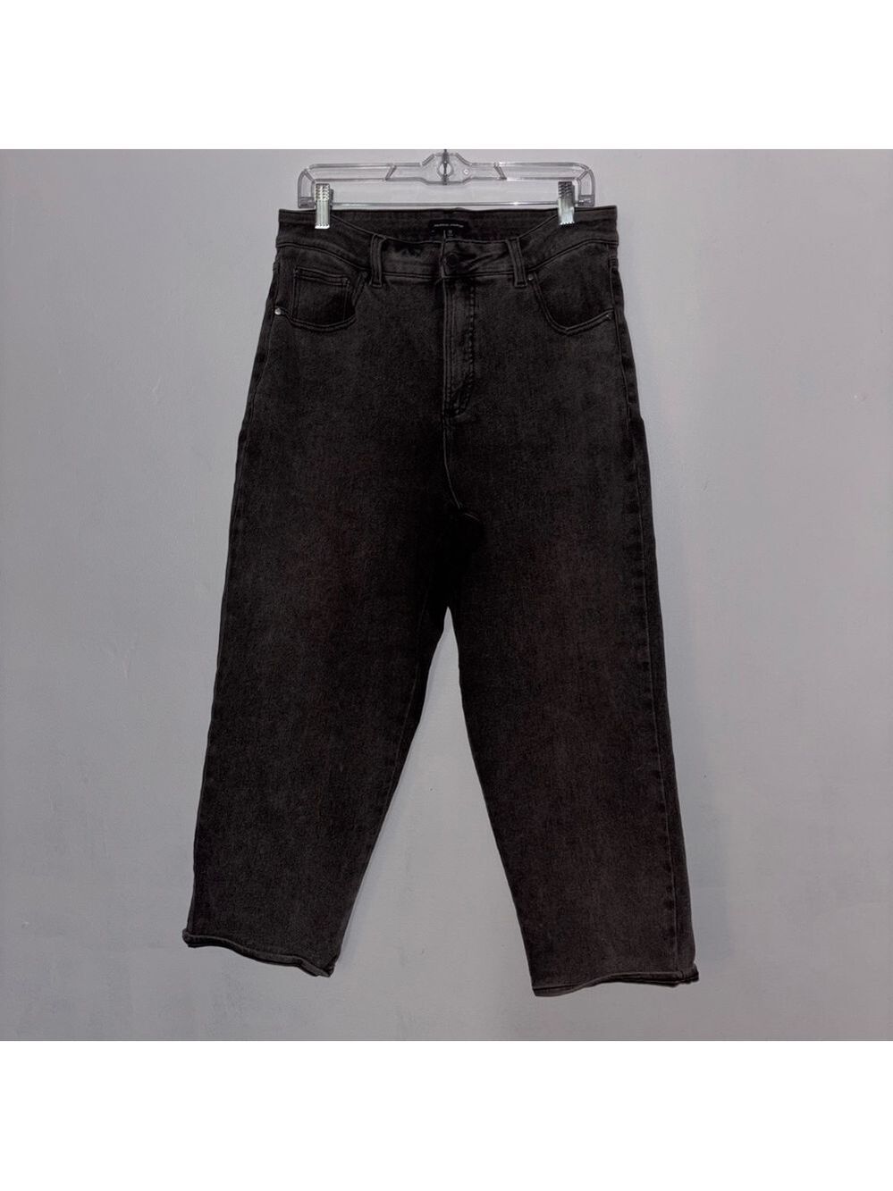 Universal Standard Women’s Gray/Black Relaxed Baggy Jeans